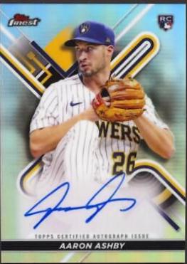 Aaron Ashby #FA-AA Baseball Cards 2022 Topps Finest Autographs