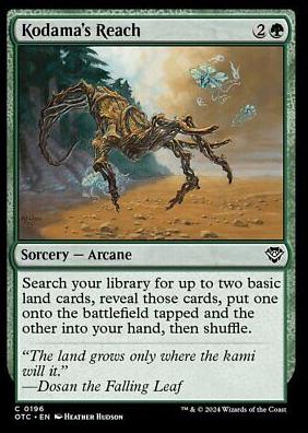 Kodama's Reach #196 Magic Outlaws of Thunder Junction Commander
