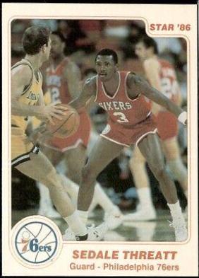Sedale Threatt #7 Basketball Cards 1985 Star