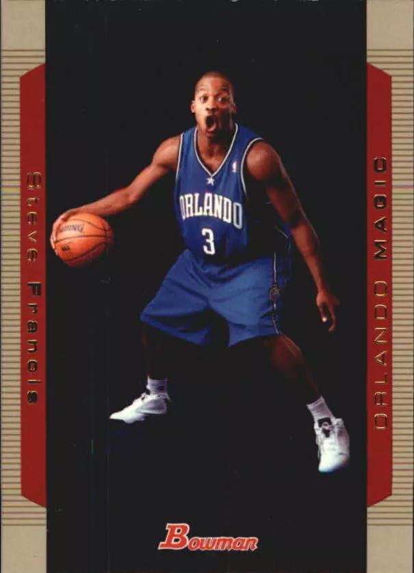 Steve Francis #40 Basketball Cards 2004 Bowman