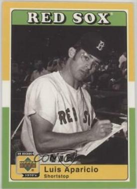 Luis Aparicio #28 Baseball Cards 2001 Upper Deck Decade 1970's