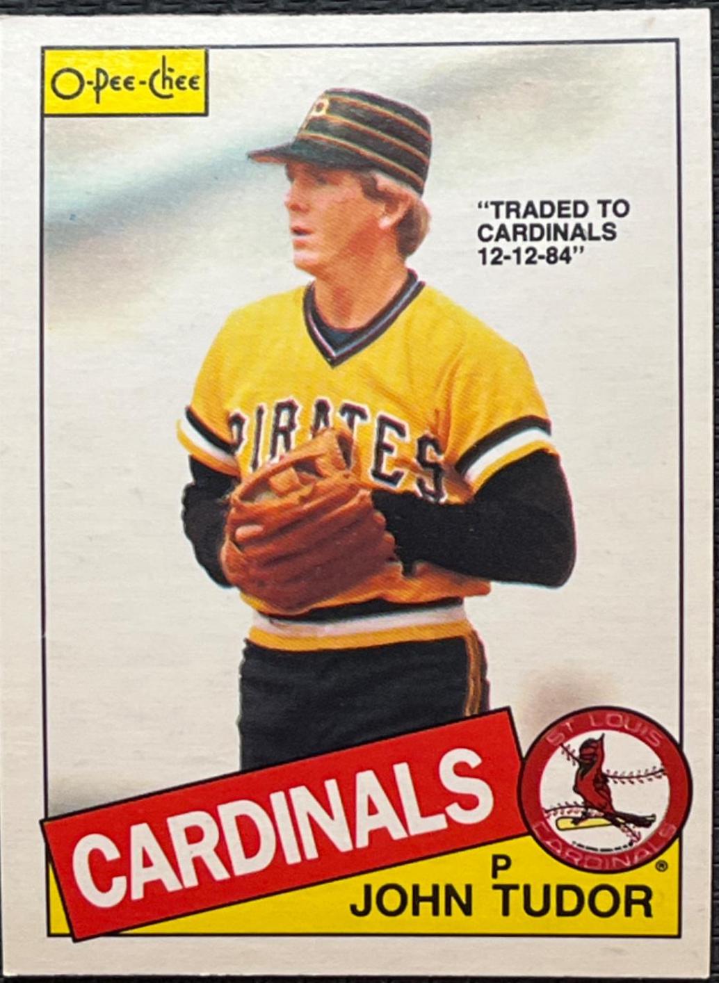 John Tudor #214 Baseball Cards 1985 O Pee Chee