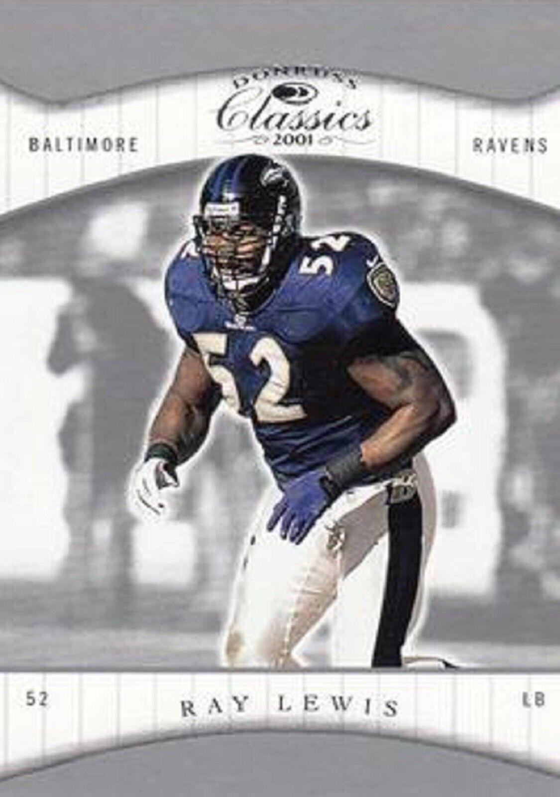Ray Lewis #9 Football Cards 2001 Panini Donruss Classics