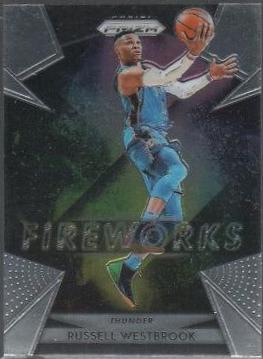Russell Westbrook #2 Basketball Cards 2018 Panini Prizm Fireworks