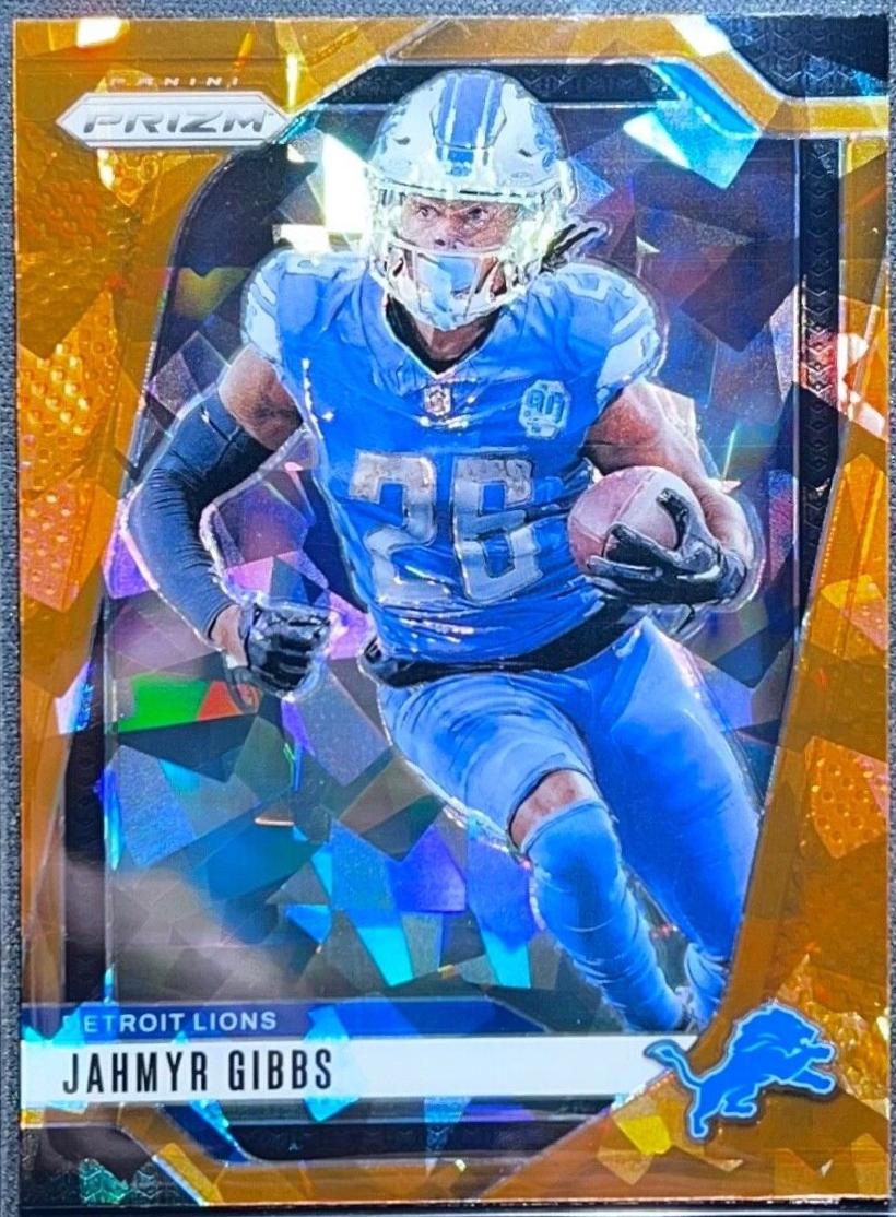 Jahmyr Gibbs [Orange Ice] #93 Prices | 2024 Panini Prizm