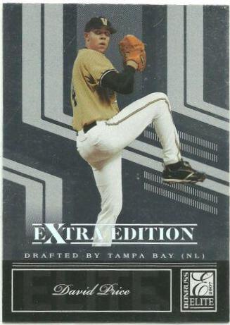 David Price #5 Baseball Cards 2007 Donruss Elite Extra Edition