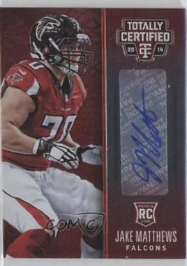 Jake Matthews [Autograph Platinum Red] #104