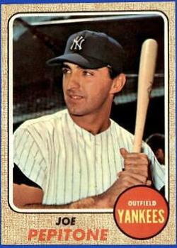 Joe Pepitone #195 Baseball Cards 1968 Topps