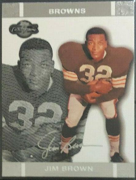 Jim Brown #45 Football Cards 2007 Topps CO Signers