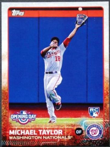 Michael Taylor #14 Baseball Cards 2015 Topps Opening Day