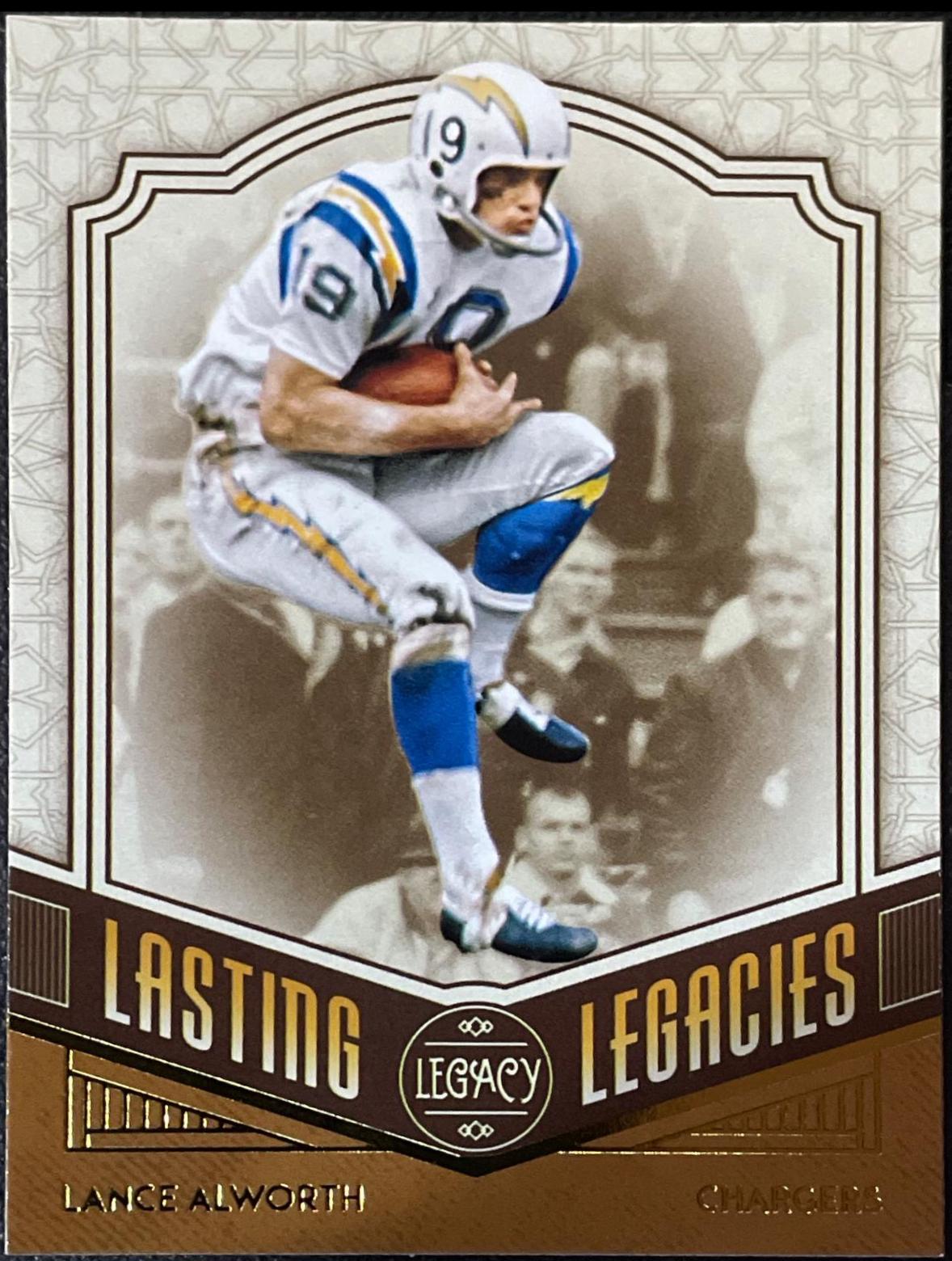 Lance Alworth #LL-LA Football Cards 2020 Panini Legacy Lasting Legacies
