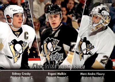 Checklist 251-350 #449 2010 Upper Deck Hockey