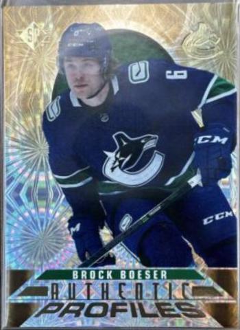 Brock Boeser [Pyrotechnic Gold] #AP-6