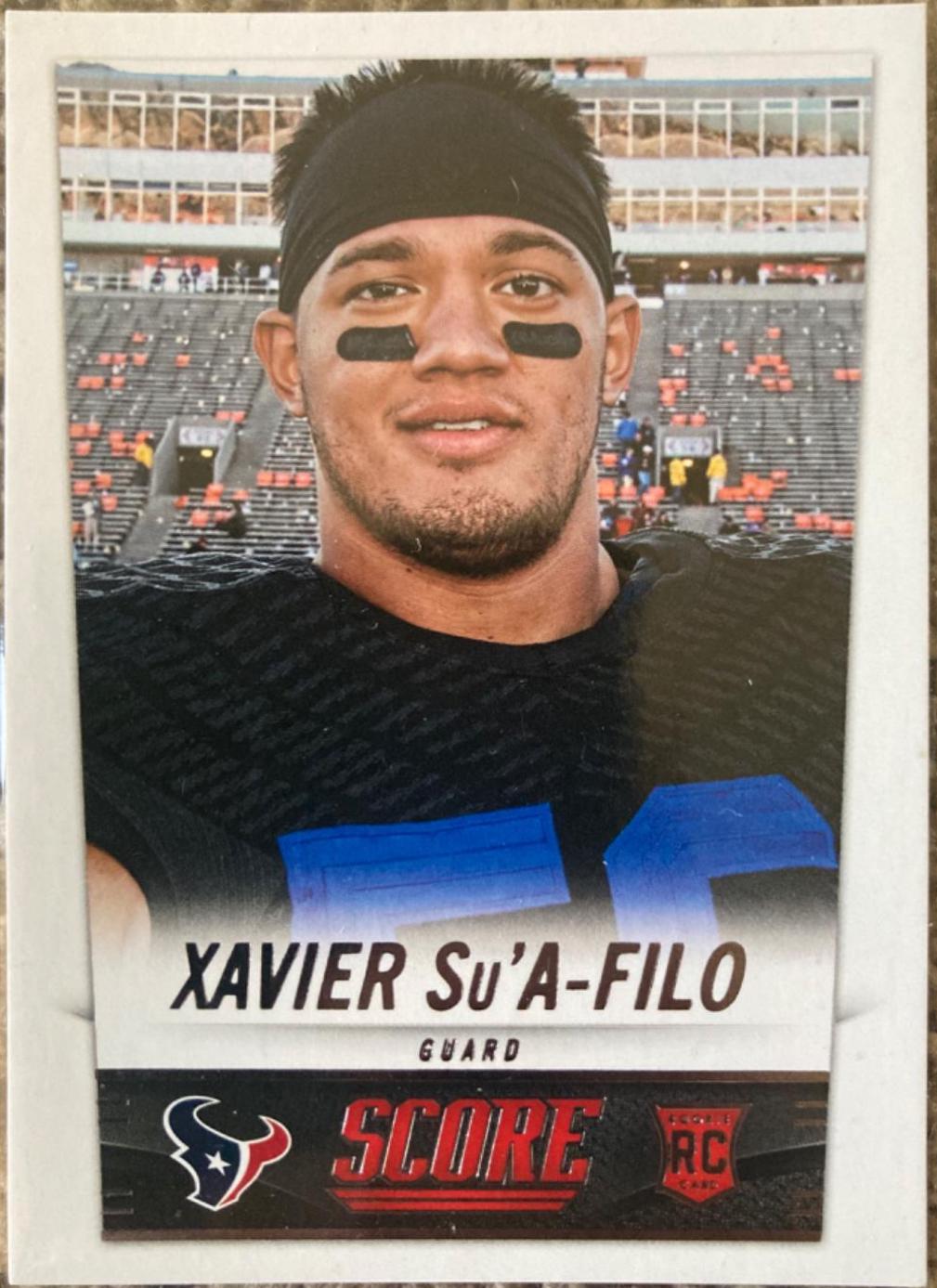 Xavier Su'A Filo #437 Football Cards 2014 Panini Score