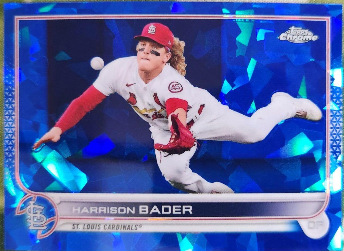 Harrison Bader #225 2022 Topps Chrome Sapphire Baseball