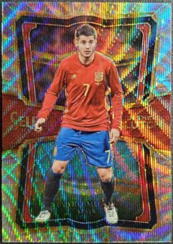 Alvaro Morata #IC-8 Soccer Cards 2017 Panini Select in the Clutch