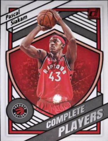 Pascal Siakam #5 Basketball Cards 2020 Donruss Complete Players