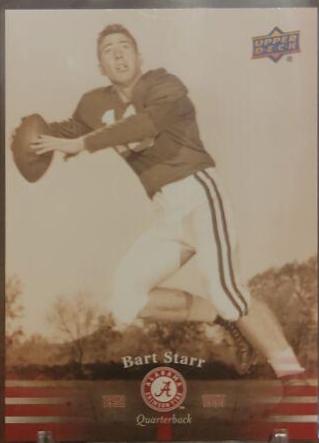 Bart Starr #3 Football Cards 2012 Upper Deck University of Alabama
