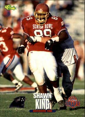 Shawn King #95 Football Cards 1995 Classic NFL Rookies