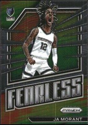 Ja Morant #8 Basketball Cards 2022 Panini Prizm Fearless