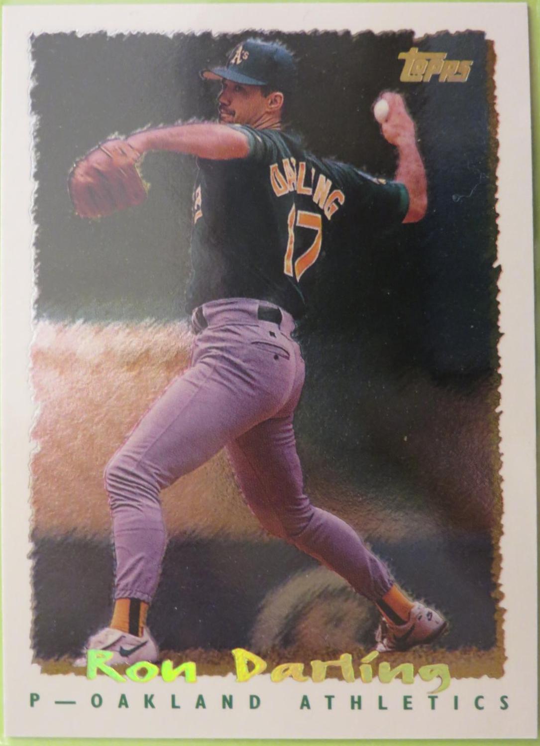 Ron Darling #014 Baseball Cards 1995 Topps Cyberstats