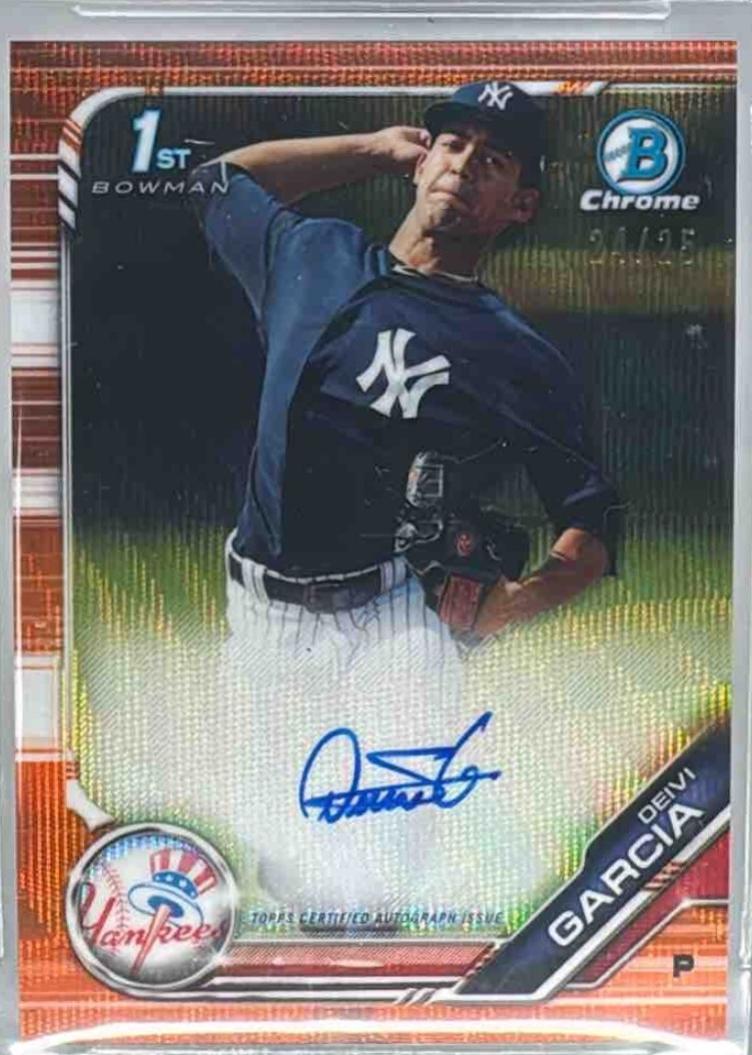 Deivi Garcia [Orange Wave Refractor] #CPA-DG