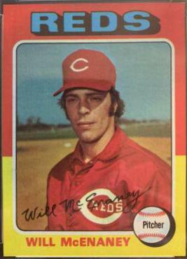 Will McEnaney #481 Baseball Cards 1975 Topps