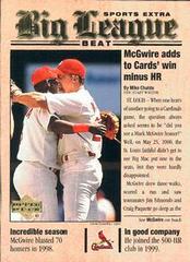 Mark McGwire #BB3 Baseball Cards 2001 Upper Deck Big League Beat Prices