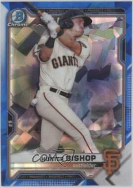 Hunter Bishop #BCP-18 2021 Bowman Sapphire Baseball