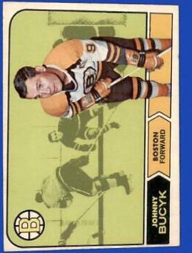 Johnny Bucyk #5 Hockey Cards 1968 O-Pee-Chee