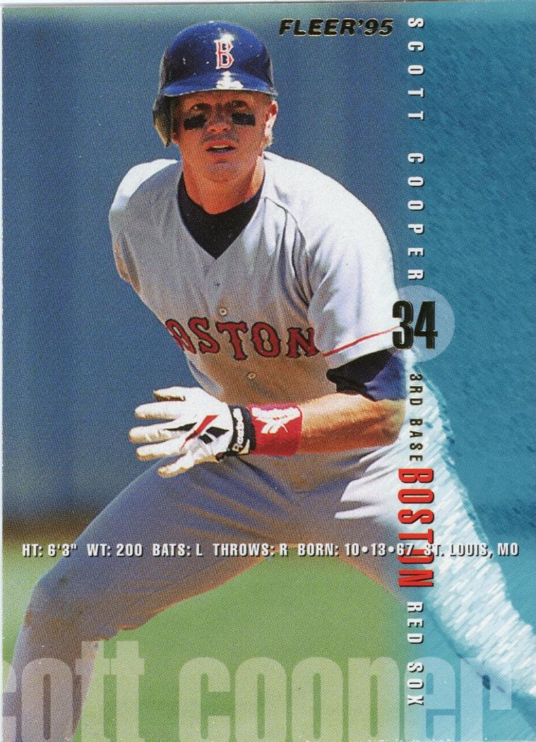 Scott Cooper #27 Baseball Cards 1995 Fleer