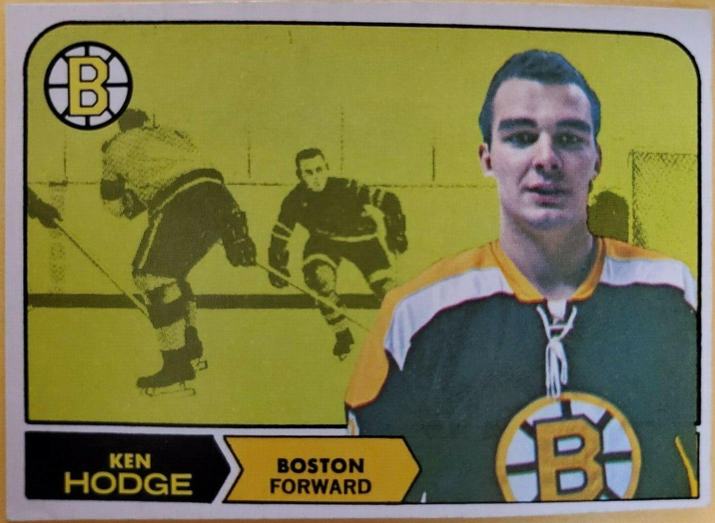 Ken Hodge #8 Hockey Cards 1968 O-Pee-Chee