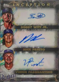 Vinnie Pasquantino, Nick Pratto, Bobby Witt Jr.