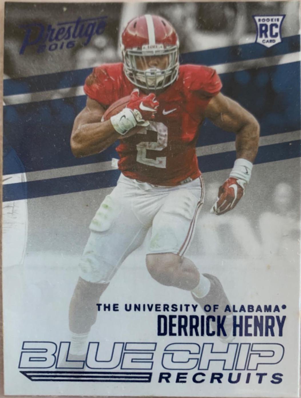 Derrick Henry #7 Football Cards 2016 Panini Prestige Blue Chip Recruits