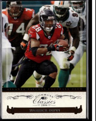Warrick Dunn #7 Football Cards 2006 Panini Donruss Classics