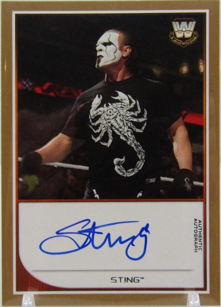 Sting Wrestling Cards 2016 Topps WWE Autographs