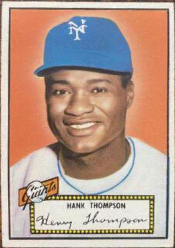 Hank Thompson #3 Baseball Cards 1952 Topps