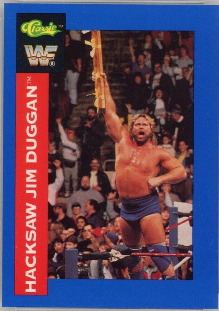 Hacksaw Jim Duggan #38 Wrestling Cards 1991 Classic WWF
