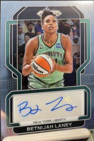 Betnijah Laney #SG-BLN Basketball Cards 2022 Panini Prizm WNBA Signatures