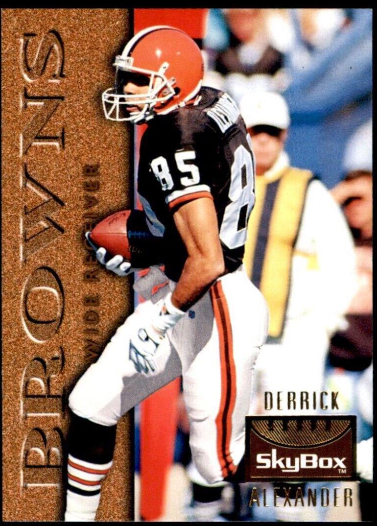 Derrick Alexander #27 Football Cards 1995 Skybox Premium