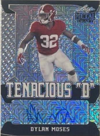Dylan Moses #BA-DM1 Football Cards 2021 Leaf Draft Autograph