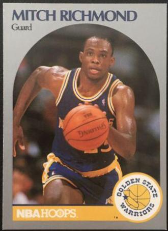 Mitch Richmond #118 Basketball Cards 1990 Hoops
