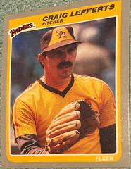 Craig Lefferts #38 Baseball Cards 1985 Fleer Prices
