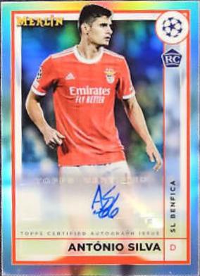 Antonio Silva #AC-AS Soccer Cards 2022 Topps Merlin Chrome UEFA Club Competitions Autographs