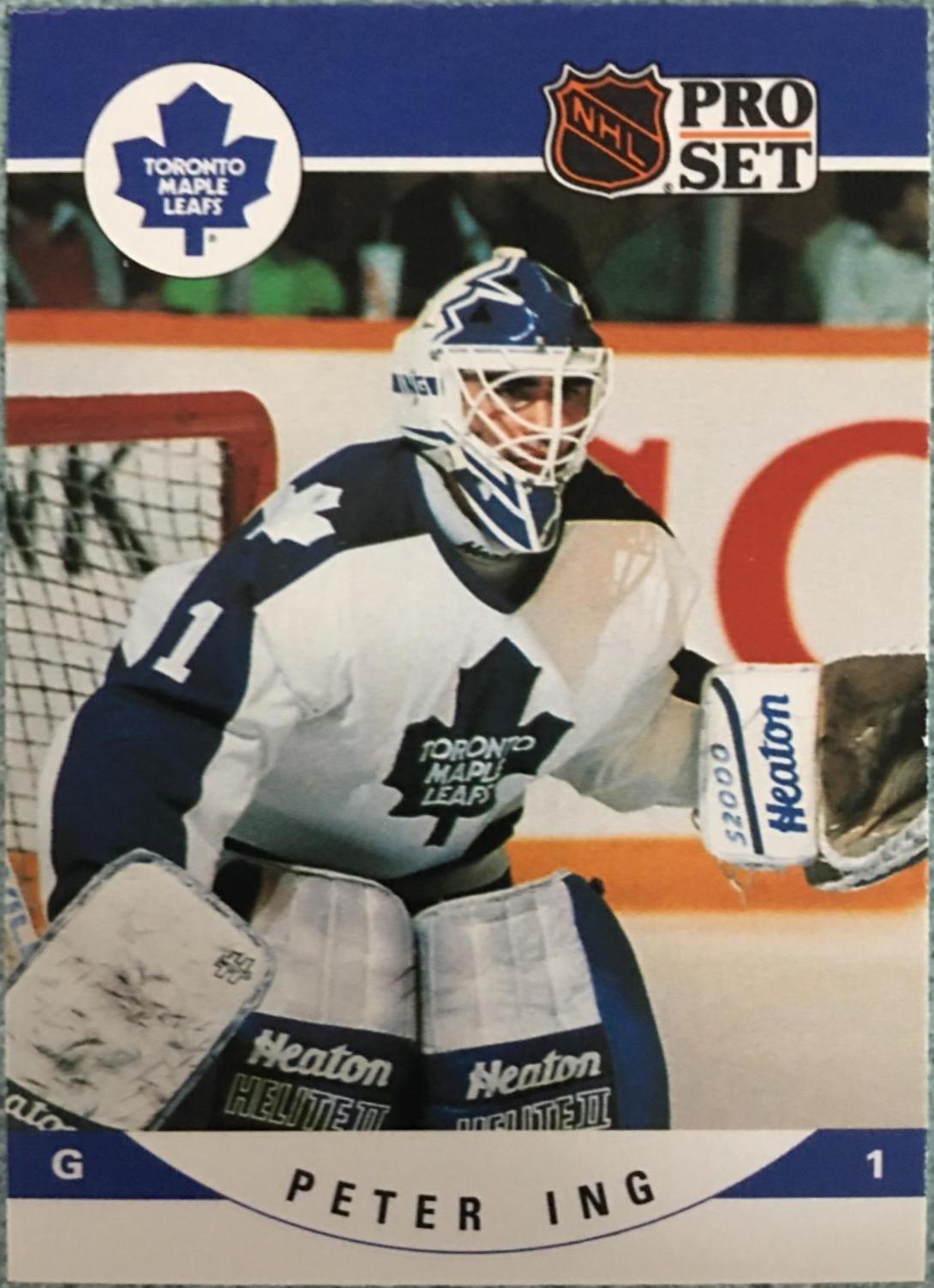Peter Ing #639 Hockey Cards 1990 Pro Set
