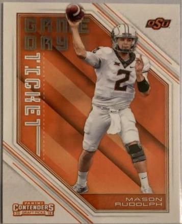 Mason Rudolph #11 Football Cards 2018 Panini Contenders Draft Picks Game Day Ticket