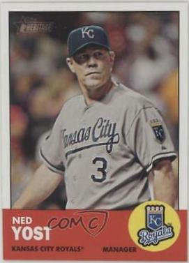 Ned Yost #23 Baseball Cards 2012 Topps Heritage