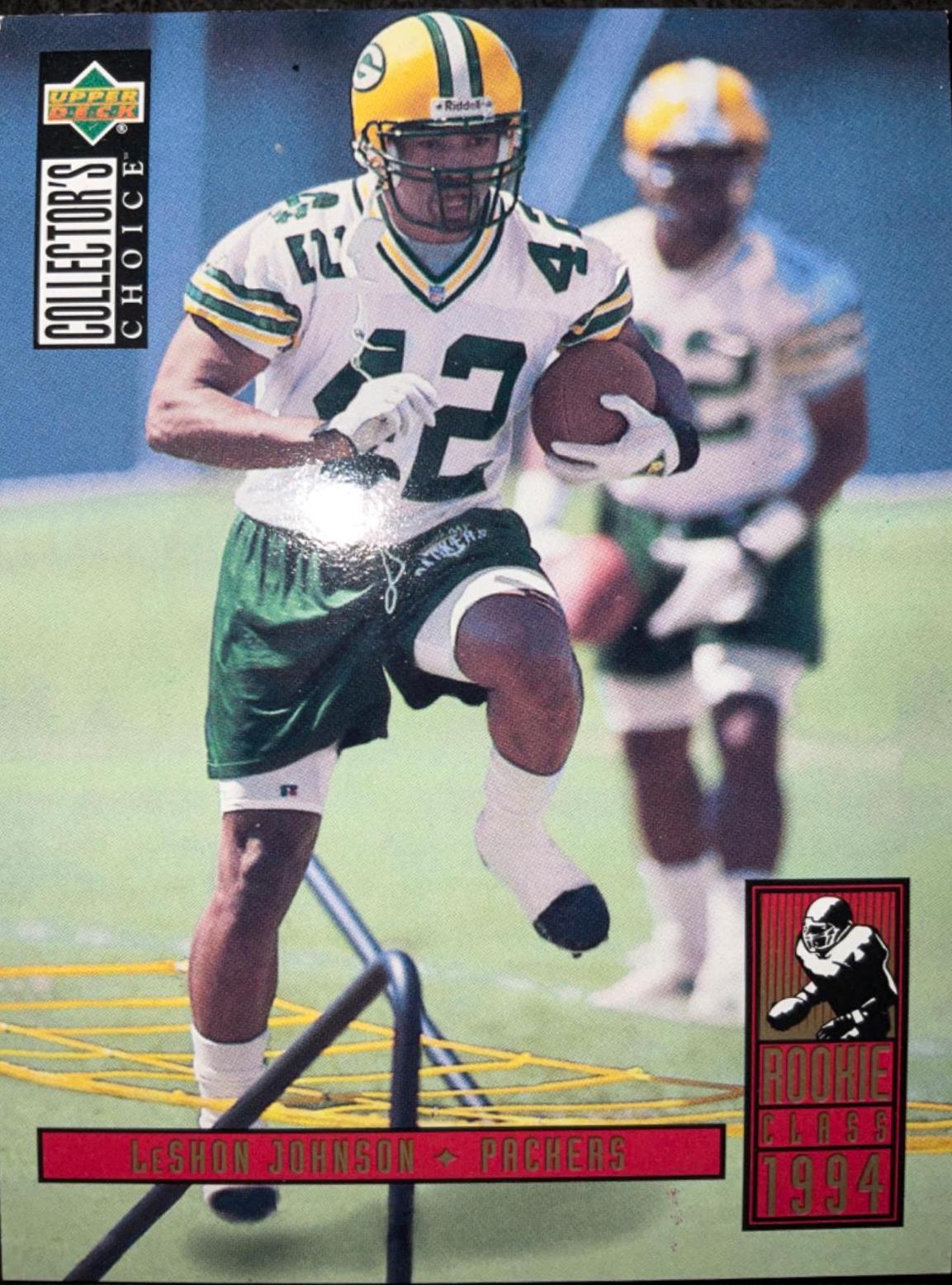 LeShon Johnson #21 Football Cards 1994 Collector's Choice