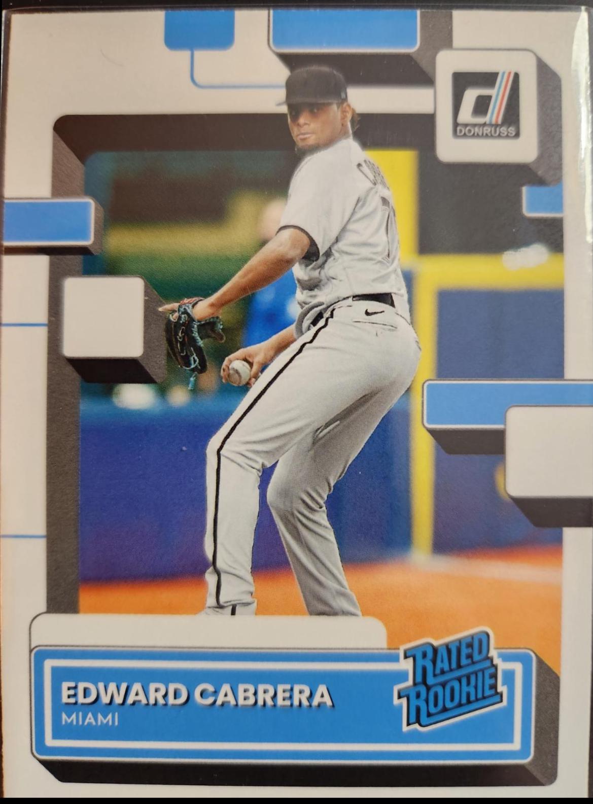 Edward Cabrera #52 Baseball Cards 2022 Panini Donruss