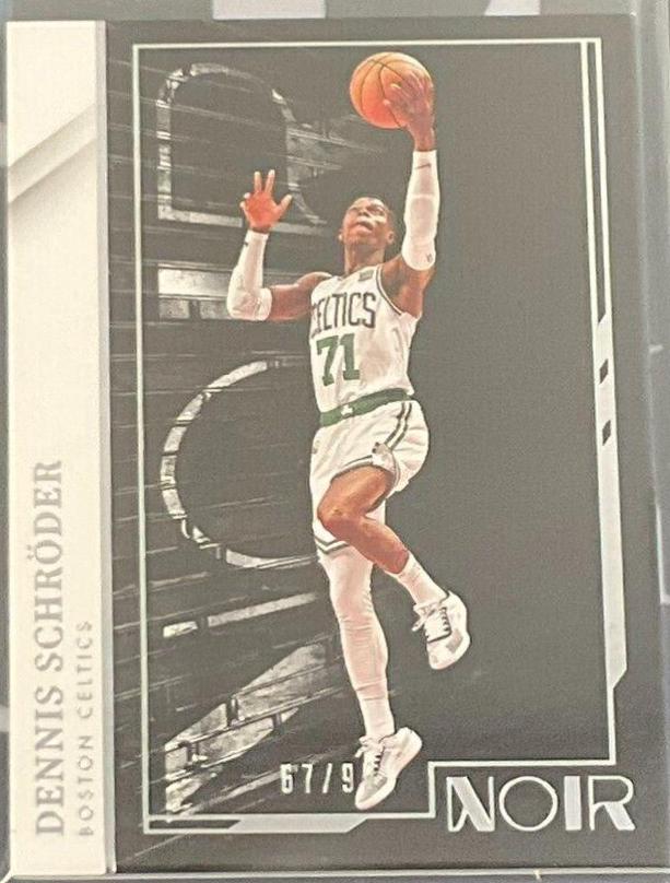 Dennis Schroder #3 Basketball Cards 2021 Panini Noir